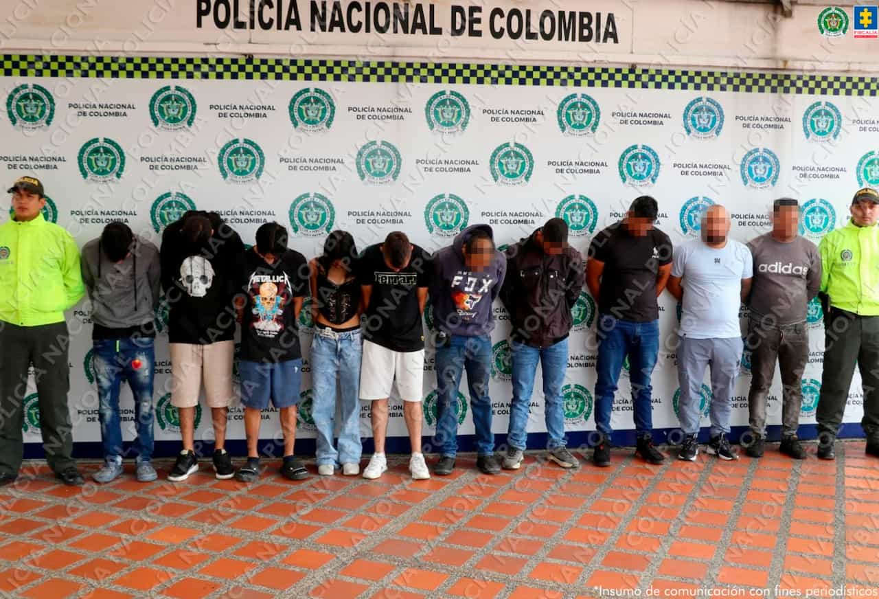 Capturan a 11 integrantes de banda delincuencial dedicada al hurto de ...