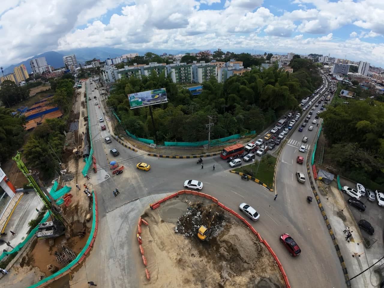 Intercambiador Vial de Bomberos en Armenia: Avance de obra y detalles ...